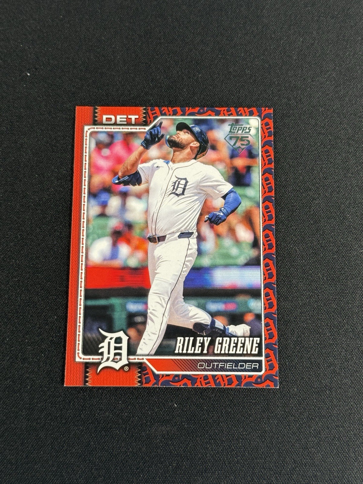 Riley Greene 2026 Topps Series 1 Team Logo Color Border SP #209 DET TIG RARE MLB
