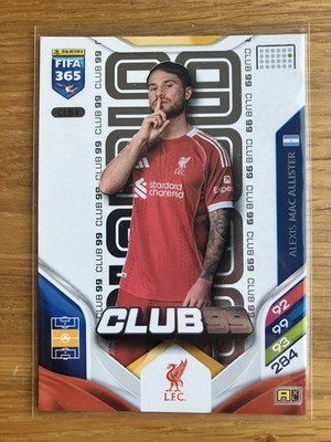 Panini Fifa 365 Adrenalyn XL 2025-26 Exclusive Club 99 - Alexis Mac Allister 