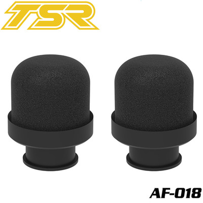 Team Saxo AF-018 1/8 On-Road Air Filter (2) 16.5mm Carb Nitro RC Car Racing Part