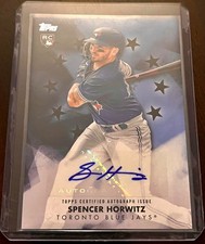 Spencer Horwitz Auto /199 RC Topps 2024 Baseball