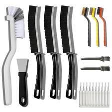 Crevice Cleaning Brush Set 20 Pcs Multifunctional Detail Cleaner