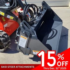 Mini Skid Steer 4 in 1 Hydraulic Bucket Attachment Toro Bobcat Loader