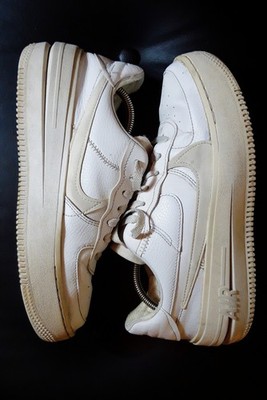 Nike Air Force 1 Sneaker Low Platform / Retro / Summit-White / Größe 39