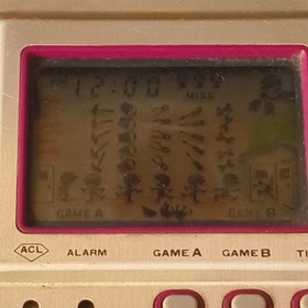 Vintage Nintendo Game & Watch Helmet LSI Screen, Working, Japan