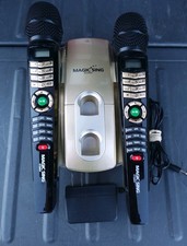 Magic Sing ET23KH Karaoke System Gold/Black, Wireless Microphones