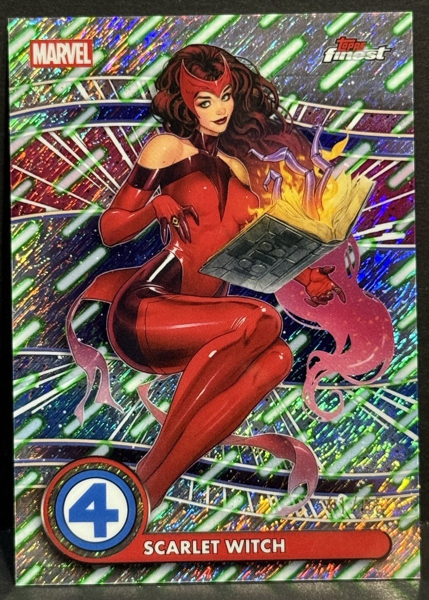 2026 Topps Finest Fantastic Four #076 Scarlet Witch Cosmic Ray