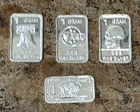 Lot Of 300 -  1 GRAM 999 SILVER BARS & Rounds - DIFFERENT DESIGNS