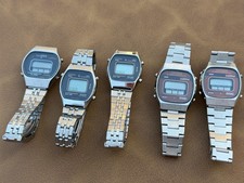 RARE Vintage Five(5) Citizen Digital Ladies Alarm Chronograph ,Spare/Repair(410)