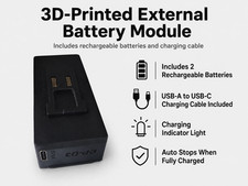 USBC Rechargeable 16650 Battery Case Attachment For SONY DAT TCD-D3