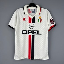 AC Milan Vintage Lotto Away Jersey Men's Genuine Shirt Size S Season 1996-1997