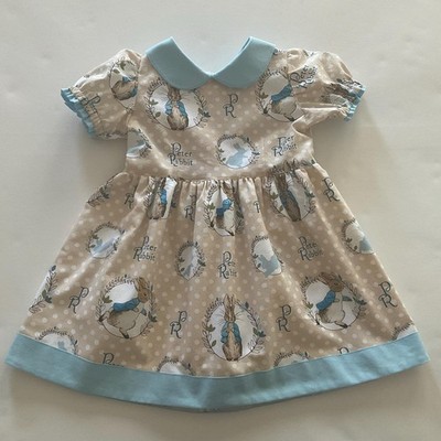 Peter Rabbit Girls Easter Dress Size 2 Handmade BNWT