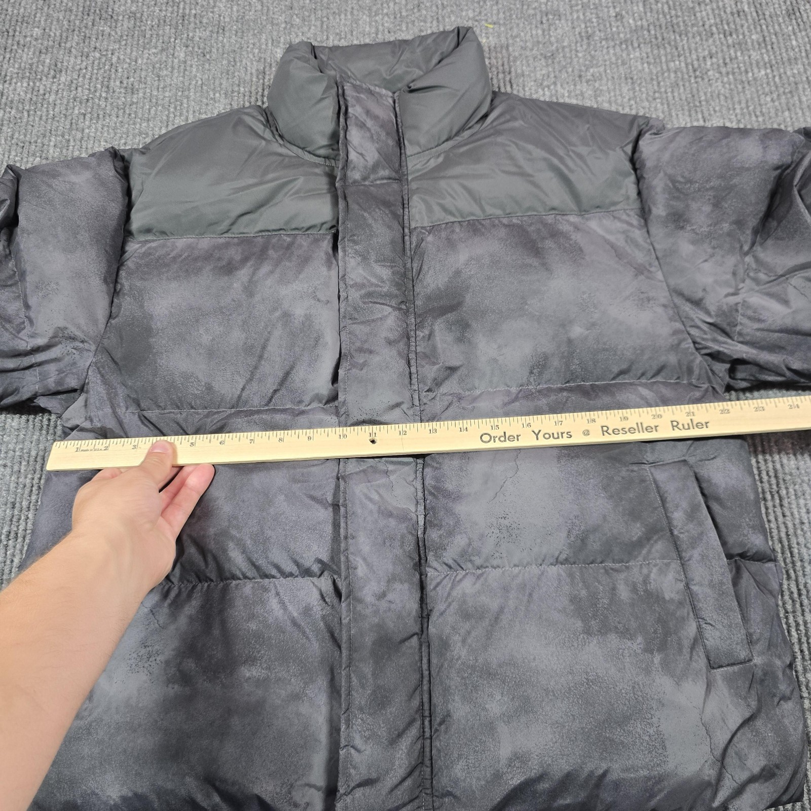 Fabletics Puffer Jacket Womens Medium Gray Insula… - image 11