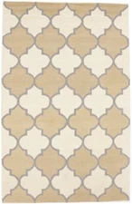 Contemporary Trellis Design Multicolored 5X8 Hand-Tufted Modern Rug Decor Carpet
