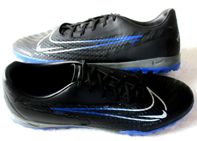 Nike Men's Phantom GX Academy TF Turf Soccer Shoes Black Royal Blue Size 13 NEW