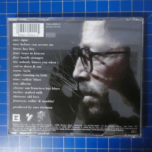Eric Clapton unplugged reprise 1992 CD T710 - Bild 2 von 3