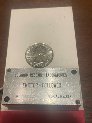 Columbia Research Laboratories EMITTER - FOLLOWER model # 5000 - Picture 3 of 5