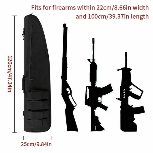 27.5-51" Gun Rifle Shotgun Pistol Case Carbine Soft Padded Assault Storage Bags - 第 7/17 張圖片