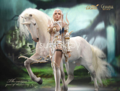LUCIFER LXF1904B Seamless Female Body Elf Queen- Emma Unicorn 1/6