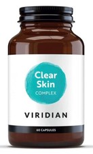 Viridian Clear Skin Complex 60 Vegetarian Capsules BBE 10/2027