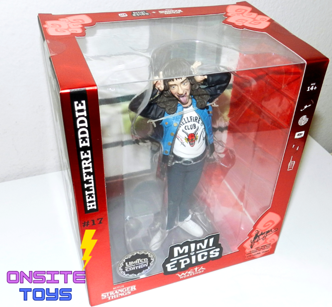 STRANGER THINGS-HELLFIRE EDDIE- MINI EPICS FIGURE WETA WORKSHOP