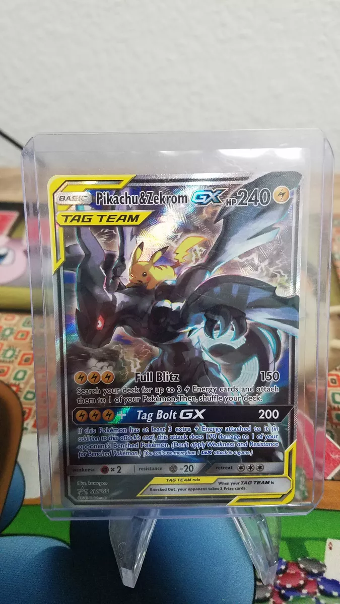 2019 Pokemon TCG TAG TEAM Tins Pikachu & Zekrom GX - US