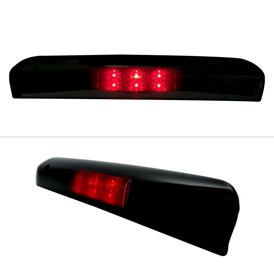 Tercera luz de freno LED negra/humo Recon 264118BK para Dodge Ram 2002-2009 Foto 3 de 4