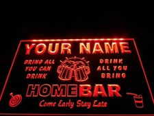 CUSTOM Neon LED Light Sign Bar Home Pub QUALITY Window Display Personalised