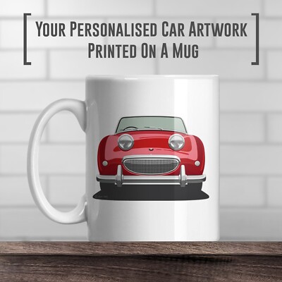 Austin Frogeye Sprite Kaffeebecher, personalisierbar, Geschenk zum 50. Geburtstag