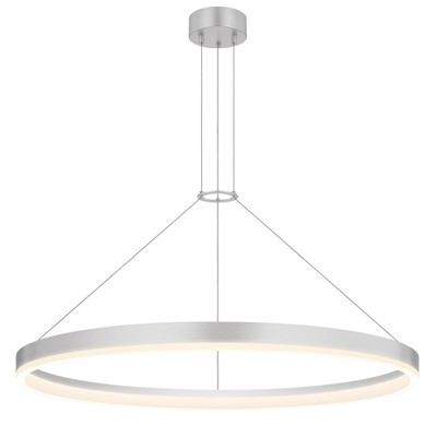 Sonneman 2317 Aluminum Corona 1-Light Led Pendant With Frosted Shade
