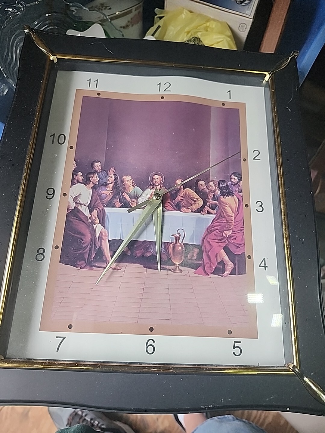 The last supper clock