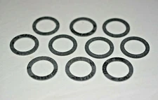 (10 Pack) Carburetor Power Valve Gasket Factory Style Fiber - Fits: Holley