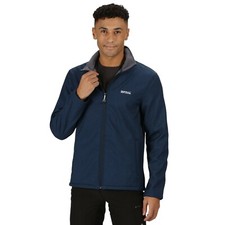 Regatta Cera Mens Full Zip Softshell Jacket Insulated Water Wind Resistant Coat