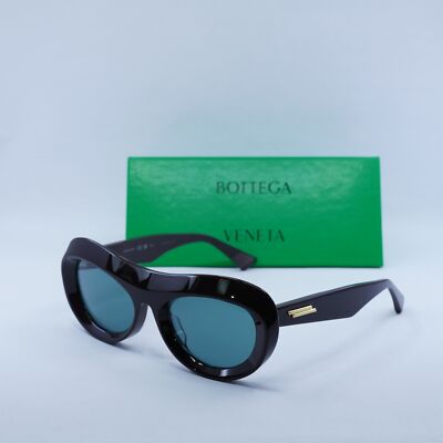 New BOTTEGA VENETA BV1284S 004 Fondant Brown/Teal 54-21-145  display picture 2
