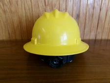 Bullard Standard Model S71 Type I Class E & G w/Head-Gear Yellow Hard Hat ~ USED