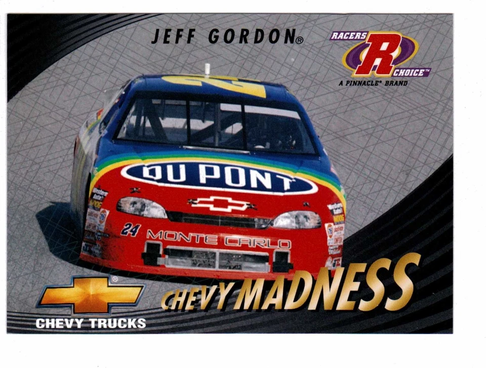 1997 Pinnacle Racers Choice Chevy Madness 5 Jumbo Card Set Gordon Earnhardt - Image 2 of 4