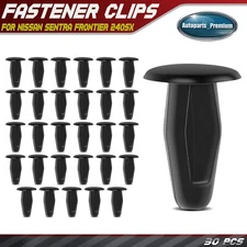 30Pcs 7mm Nylon Retaining Clip Fastener Single Head for Nissan Sentra Frontier