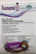 Soundtraxx 885005 EMD Diesels Tsunami 2 TSU-2200 DCC Sound Decoder | $5 Offer