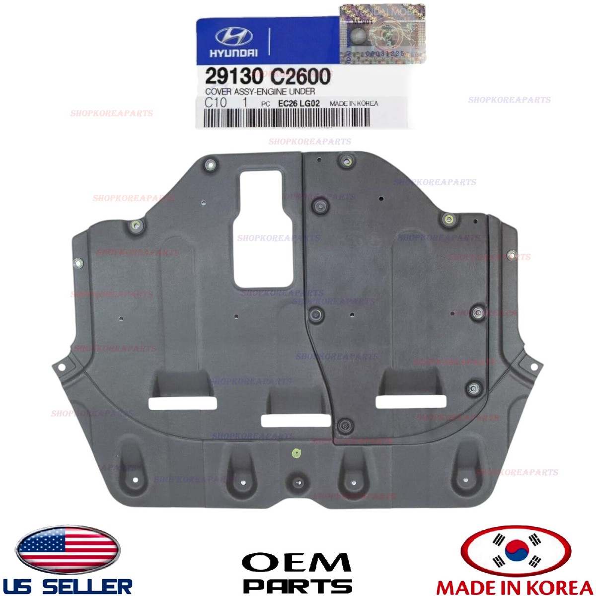 Engine Splash Shield for Hyundai Sonata 2018-2019, Front
