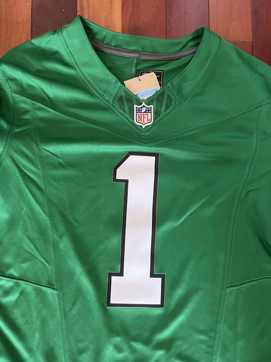 Mens Jalen Hurts Kelly Green Philadelphia Eagles Alternate Vapor F.U.S.E  Jersey