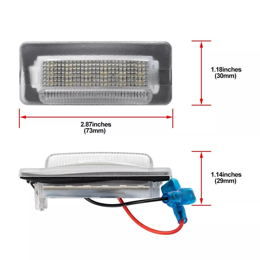 LED License Number Plate Lights Lamps For Mercedes Sprinter W901