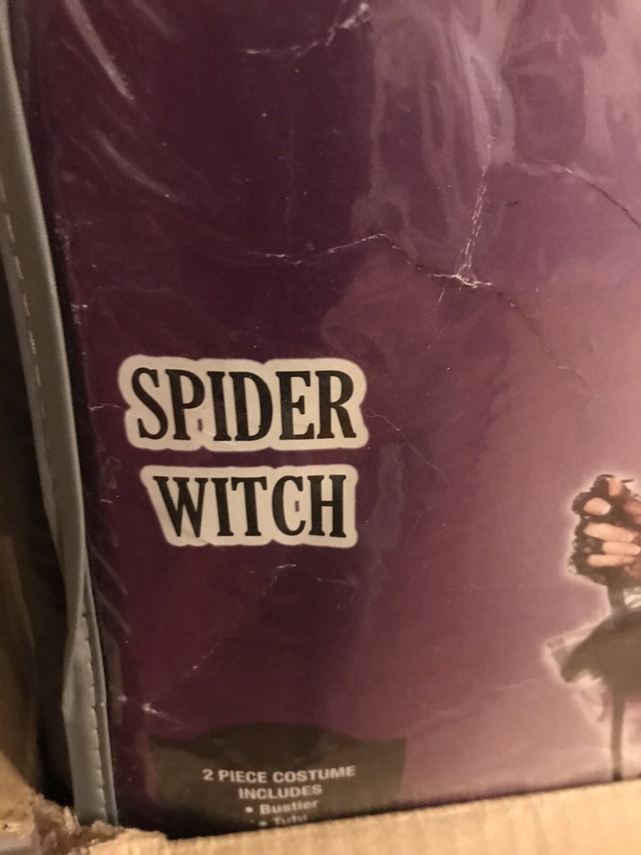 Spider Witch Purple/Black Small Witch Costume NWT | eBay