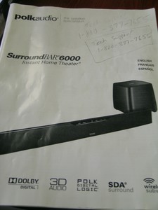 polk audio surroundbar 6000 ebay