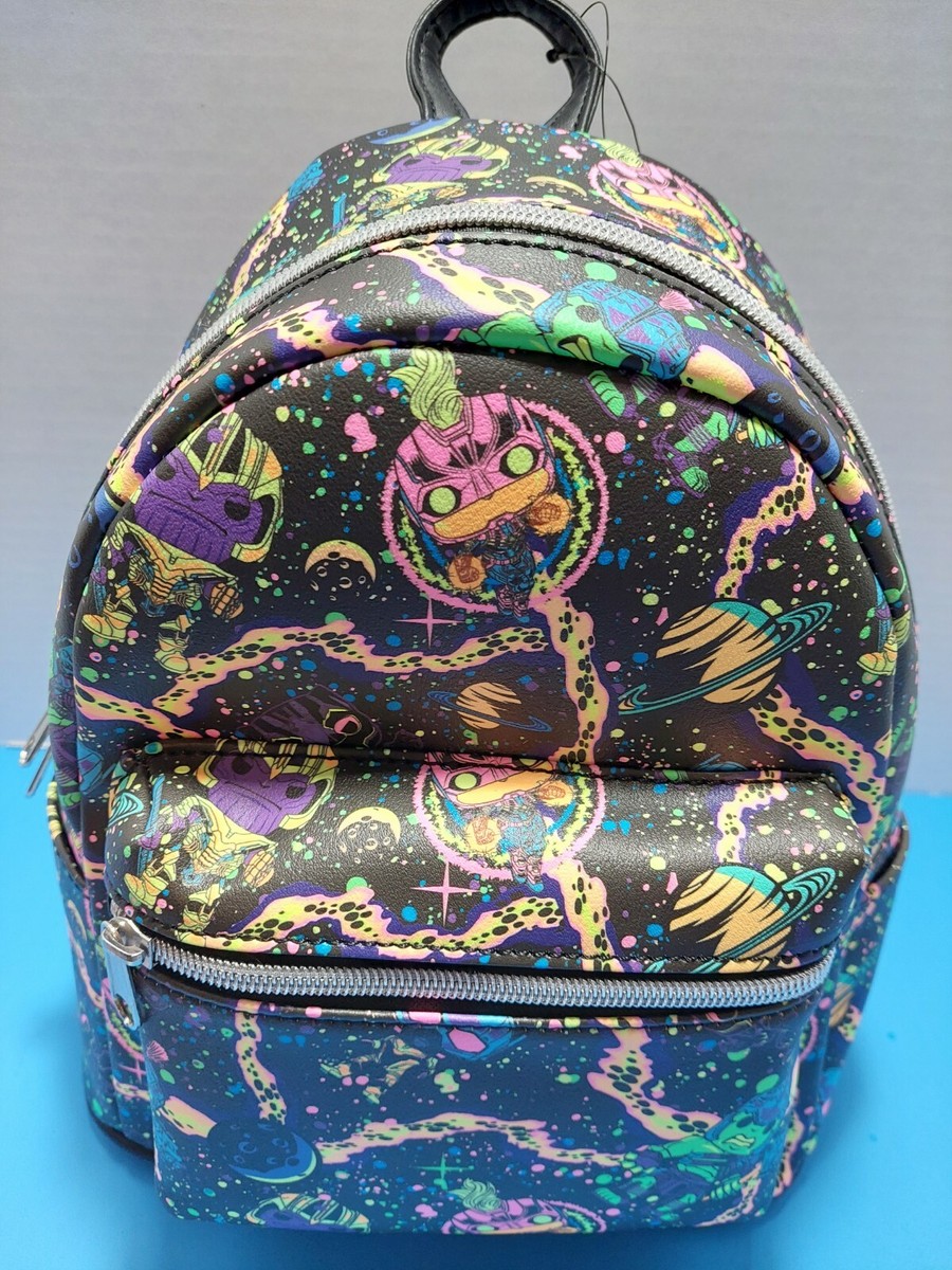 ?Funko Pop Marvel Blacklight Mini Backpack Target Exclusive New w/ Tags New FUNKO POP! MARVEL BLACK LIGHT MINI BACKPACK TARGET  main image 2