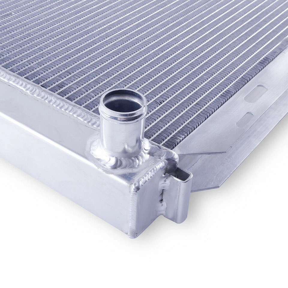 Radiador completo de aluminio de 3 filas para Ford Mustang GT/LX V6/V8 1979-1993 AT/MT Foto 4 de 4