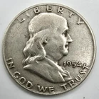 1954 D Franklin Half Dollar XF/AU You Grade It! 90% Silver EF Free Ship!