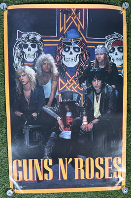 Vintage 1988 Guns N Roses Appetite For Destruction Rock and Roll