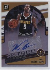 2021-22 Panini Donruss Signature Series Will Barton #SS-WBT Auto 0bt4