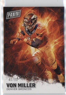 2016 Panini Father's Day Panini Collection Thick Stock 40/50 Von Miller #9 0dy3