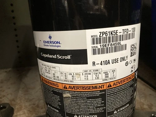 Copeland Emerson Scroll Compressor