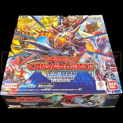 Bandai Digimon Kartenspiel Booster Pack Welt Convergence BT-21 Box Spielzeug Neu
